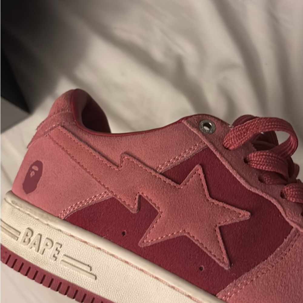Bape Pink Sneakers  men